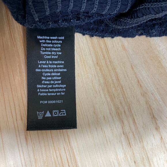 Rag & Bone NWT Thalia Embroidered Mini Dress Size 6 Dark Blue Sheer Mesh - Picture 12 of 12